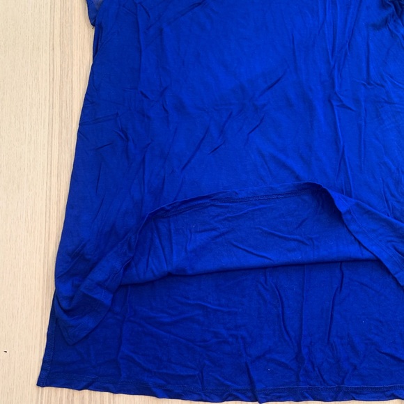 Cable & Gauge Women's Blue Mesh Jewel Short Sleeve Shirt (Medium) - Picture 5 of 9